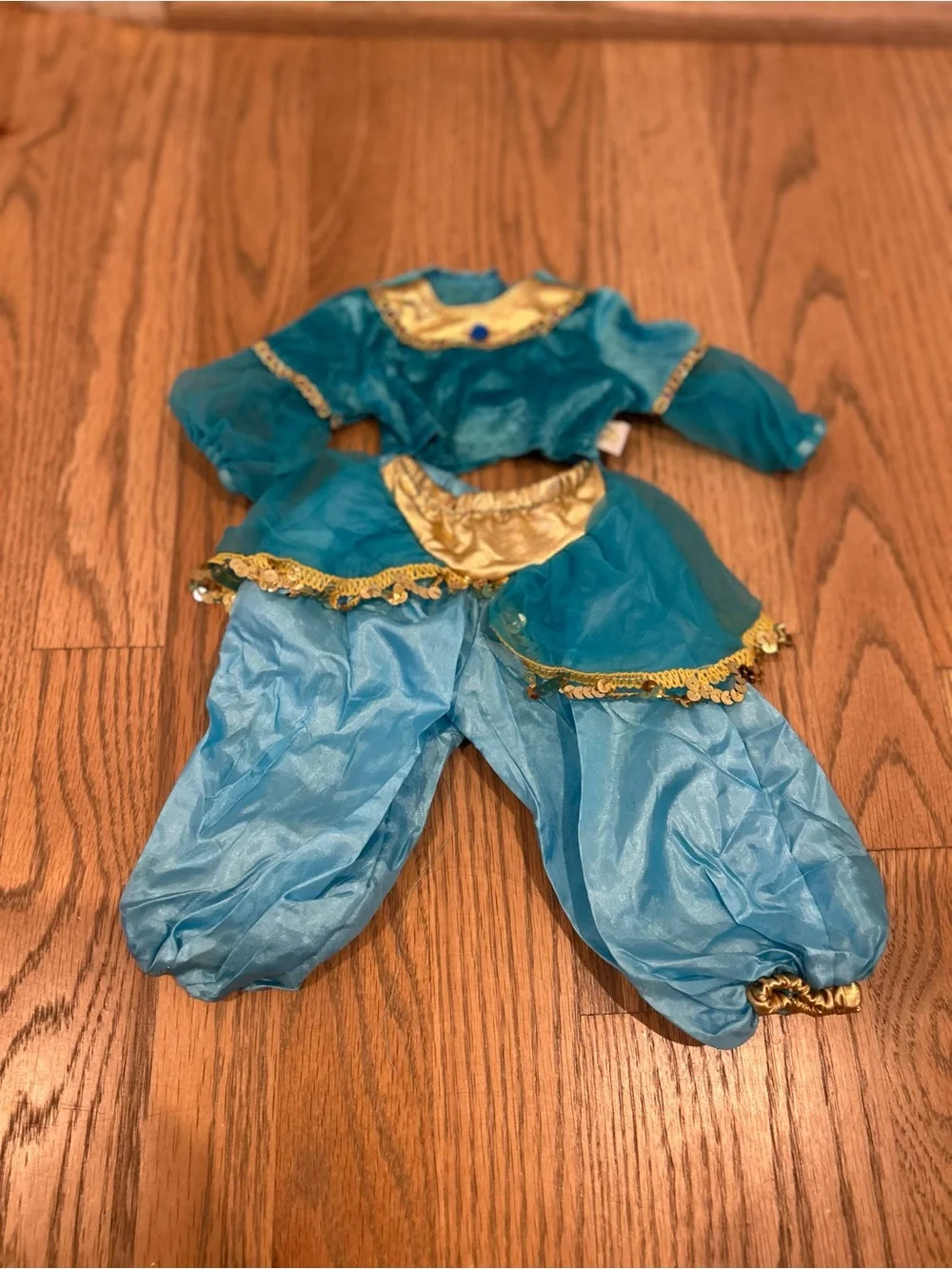 Blue Doll Princess Costume Outfit for 18-inch Kids Dolls